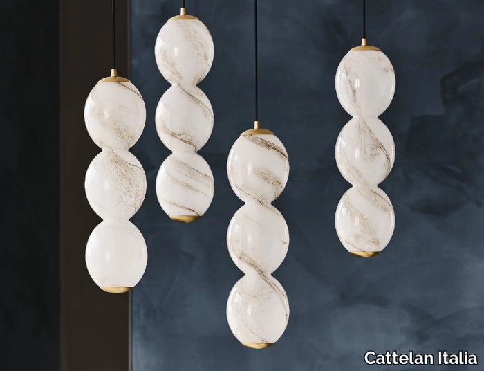 ZANZIBALL - Blown glass pendant lamp _ Cattelan Italia