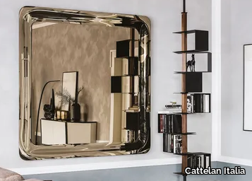 GLENN MAGNUM - Square wall-mounted mirror _ Cattelan Italia