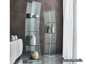 OPEN WIND - Crystal display cabinet _ Cattelan Italia