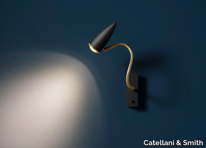 CICLOITALIA - LED adjustable painted metal wall lamp _ Catellani & Smith