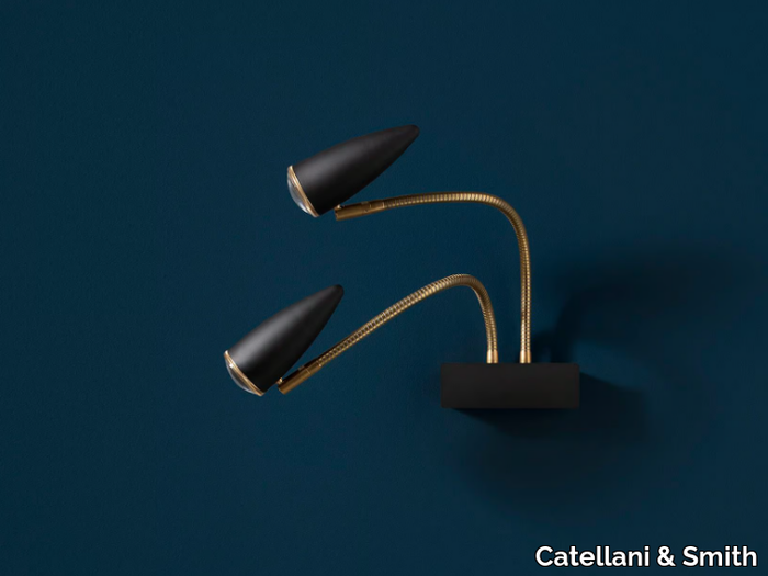 CICLOITALIA - LED adjustable painted metal wall lamp _ Catellani & Smith