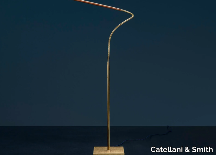 LOLA - LED adjustable brass desk lamp _ Catellani & Smith