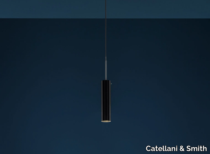 LUCENERA 504 - LED carbon fibre pendant lamp _ Catellani & Smith