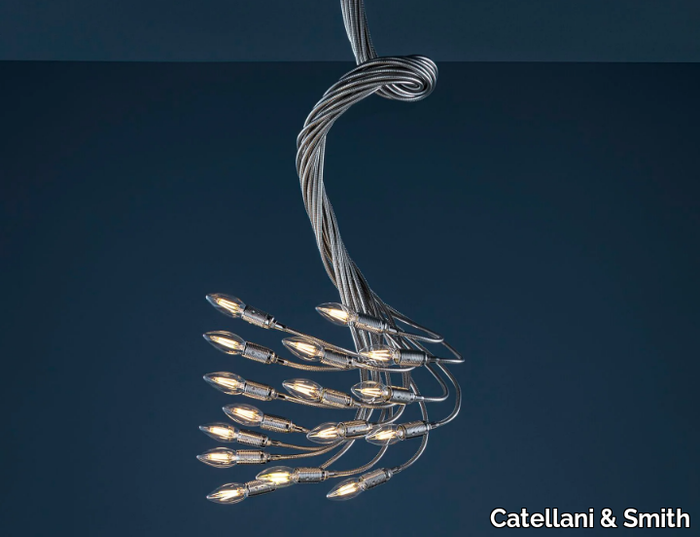 TURCIÙ - LED adjustable metal ceiling lamp _ Catellani & Smith