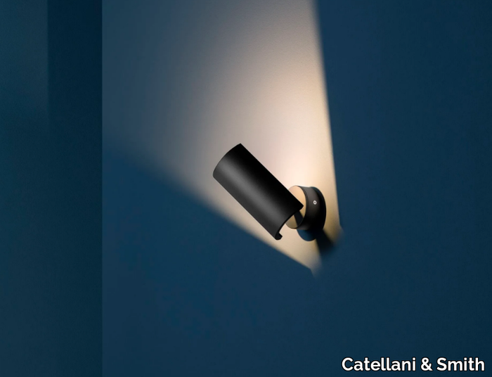 U. - LED adjustable painted metal wall lamp _ Catellani & Smith