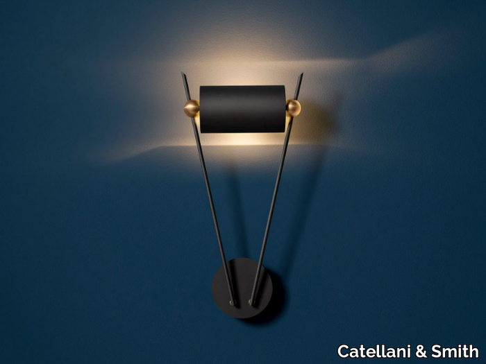 VI. - LED adjustable painted metal wall lamp _ Catellani & Smith