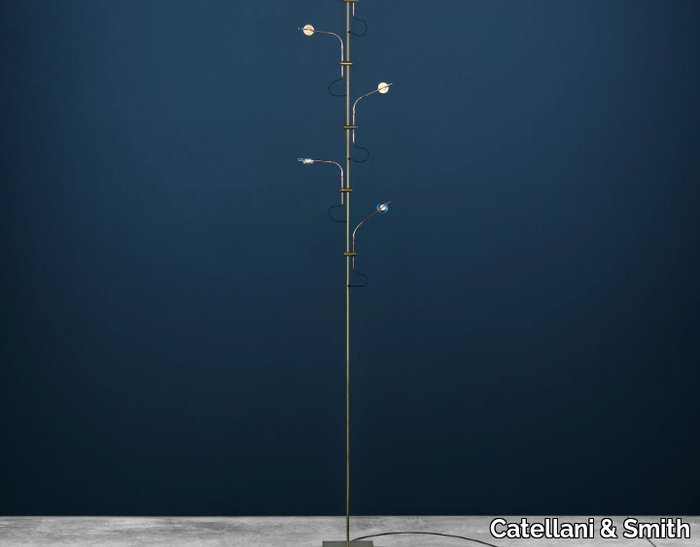 WA WA - LED metal floor lamp with dimmer _ Catellani & Smith