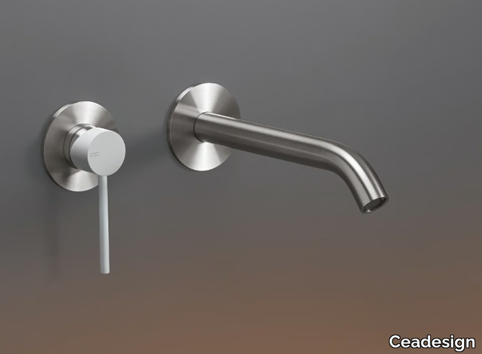 GASTONE 05 - Wall mounted mixer with spout _ Ceadesign