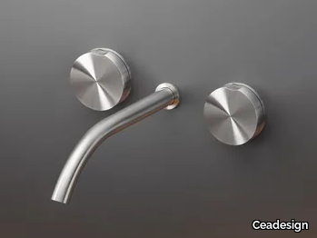 GIOTTO 43 - Wall mounted set of 2 individual taps _ Ceadesign