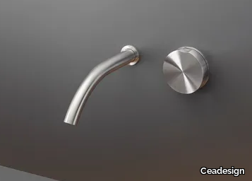 GIOTTO 19 - Wall-mounted hydroprogressive washbasin mixer _ Ceadesign