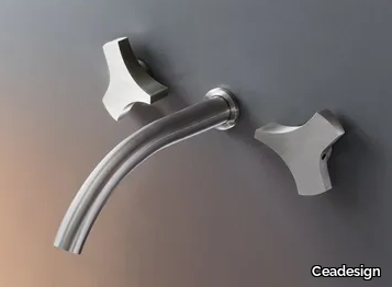 ZIQQ 57 - Wall mounted set of 2 individual taps _ Ceadesign