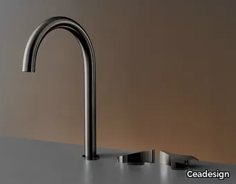 ZIQQ 11 - Three-hole mixer with swivelling spout _ Ceadesign