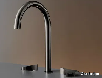 ZIQQ 12 - Three-hole mixer with swivelling spout _ Ceadesign