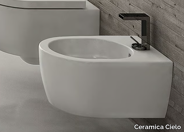 SMILE MINI - Wall-hung ceramic bidet _ Ceramica Cielo