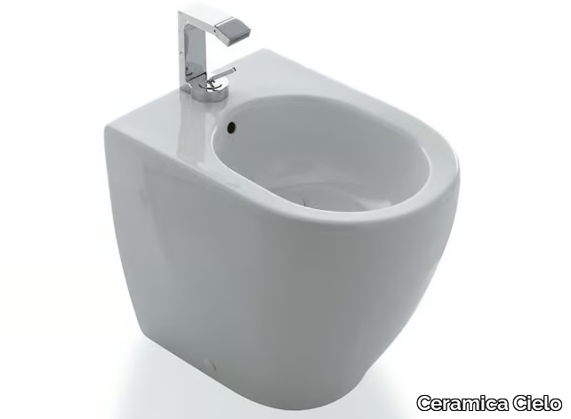 SMILE MINI - Wall-hung ceramic bidet _ Ceramica Cielo