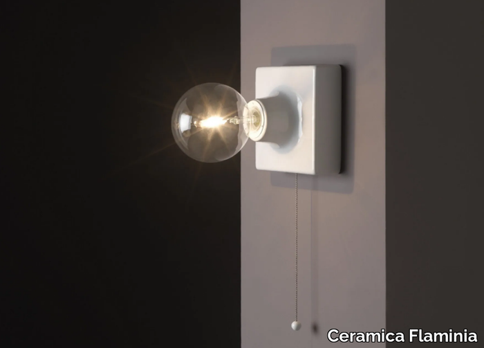 MAKE-UP - Ceramic wall lamp _ Ceramica Flaminia