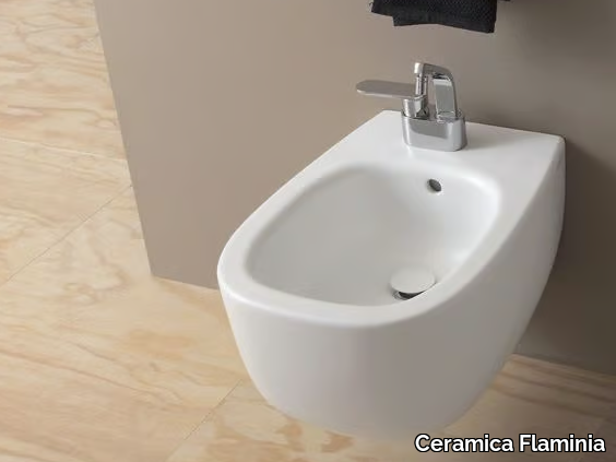 BONOLA - Wall-hung ceramic bidet _ Ceramica Flaminia