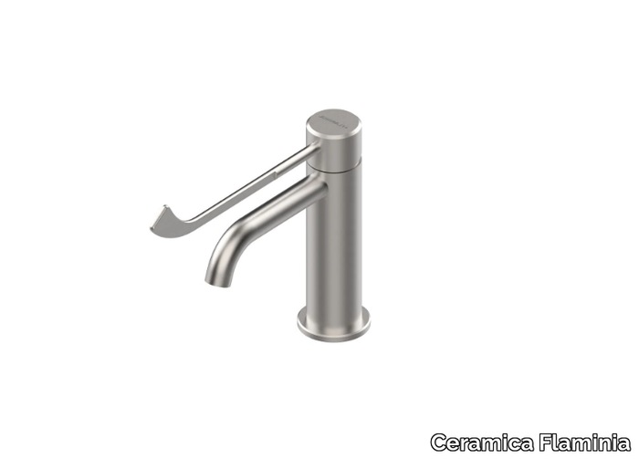 STIL - Single handle stainless steel washbasin mixer _ Ceramica Flaminia