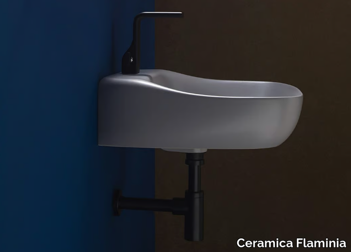 FLUO 70 - Ceramic washbasin _ Ceramica Flaminia