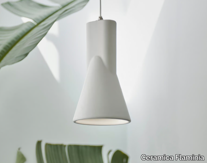 LUX - Ceramic pendant lamp _ Ceramica Flaminia