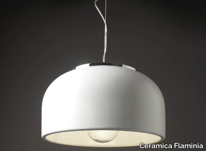 SALTODACQUA - Ceramic pendant lamp _ Ceramica Flaminia