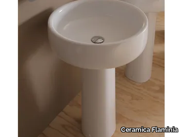 BONOLA 46 - Pedestal ceramic washbasin _ Ceramica Flaminia