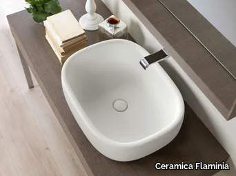 BONOLA 60 - Countertop ceramic washbasin _ Ceramica Flaminia