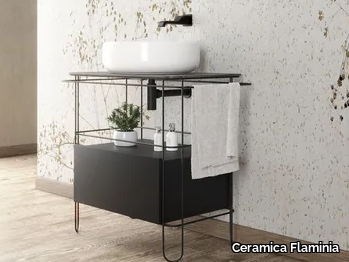 FILO 75 - Floor-standing vanity unit with drawers _ Ceramica Flaminia