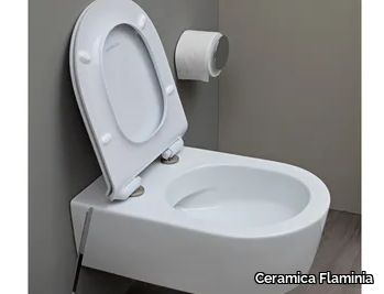 LINK - Wall-hung ceramic toilet _ Ceramica Flaminia