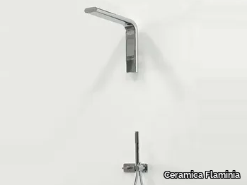 NOKE' - Shower mixer with hand shower with overhead shower _ Ceramica Flaminia