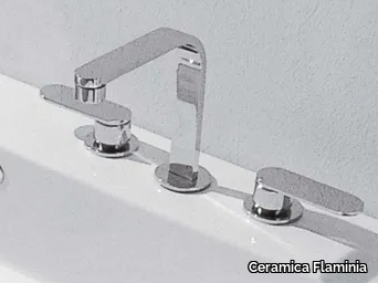 ONE - 3 hole countertop washbasin tap _ Ceramica Flaminia