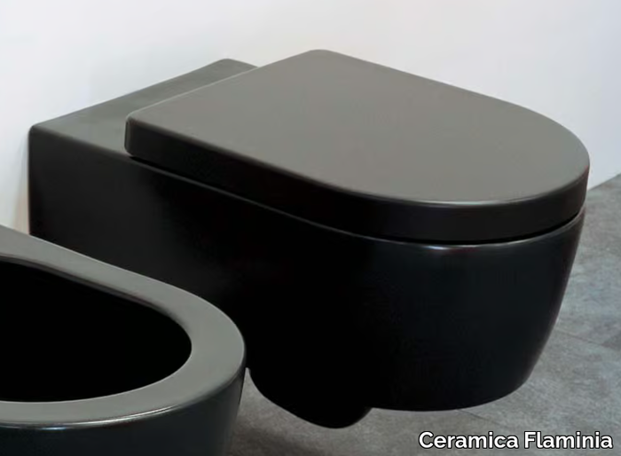 LINK - Wall-hung ceramic toilet _ Ceramica Flaminia