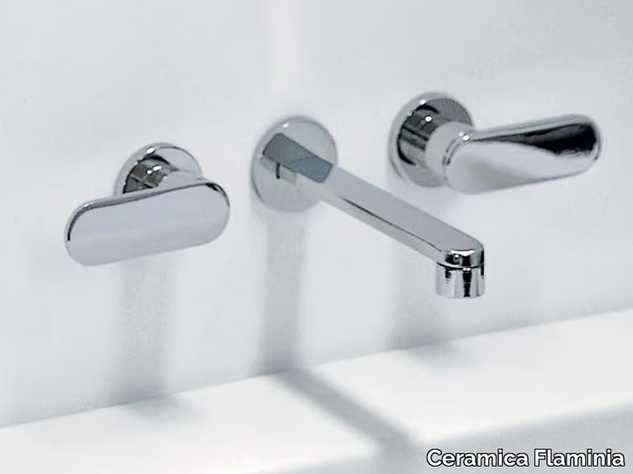 ONE - 3 hole wall-mounted washbasin tap _ Ceramica Flaminia