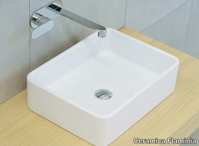 MINIWASH - Countertop ceramic washbasin _ Ceramica Flaminia