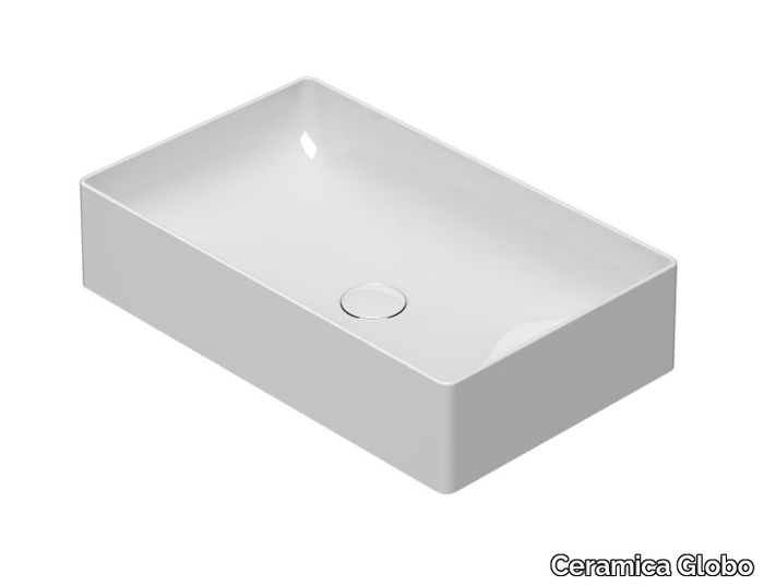 T-EDGE - B6R63 - Countertop Globothin® washbasin _ Ceramica Globo