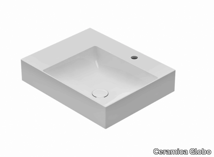 T-EDGE - B6R60S - Rectangular Globothin® washbasin _ Ceramica Globo