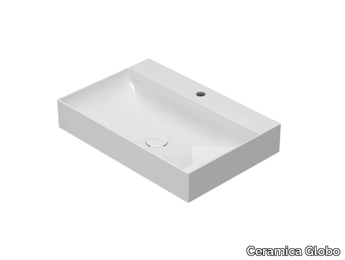 T-EDGE - B6R70 - Rectangular Globothin® washbasin _ Ceramica Globo