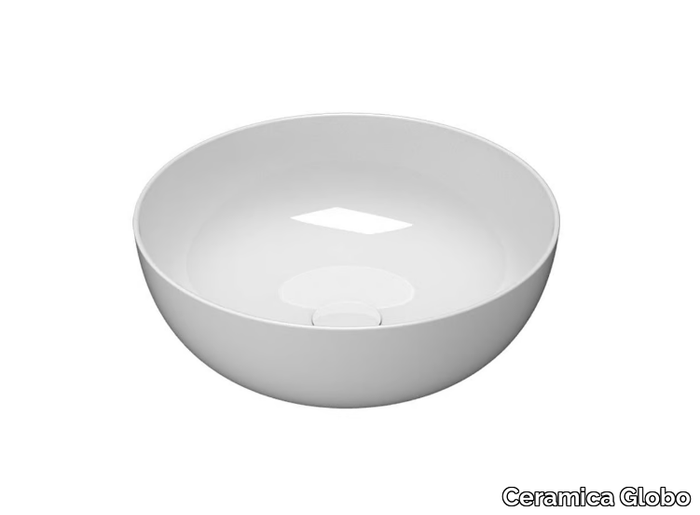 T-EDGE - B6T45 - Single countertop Globothin® washbasin _ Ceramica Globo