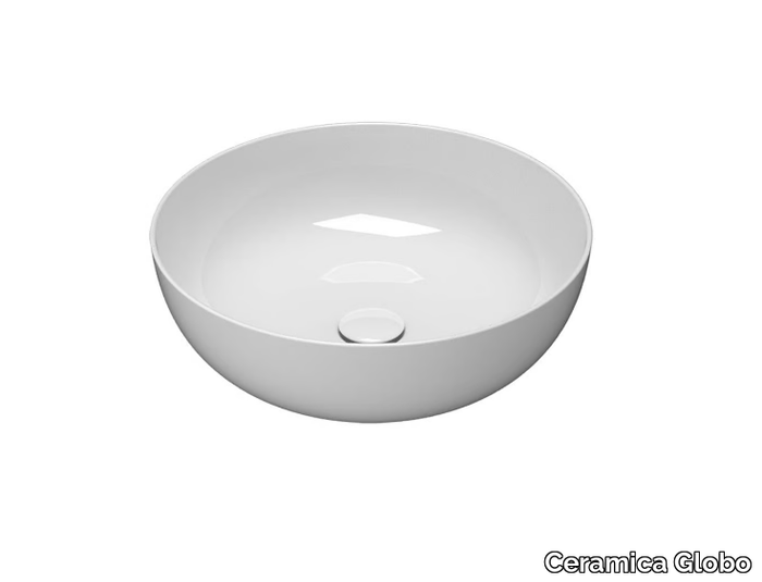 T-EDGE - B6T48 - Countertop single Globothin® washbasin _ Ceramica Globo