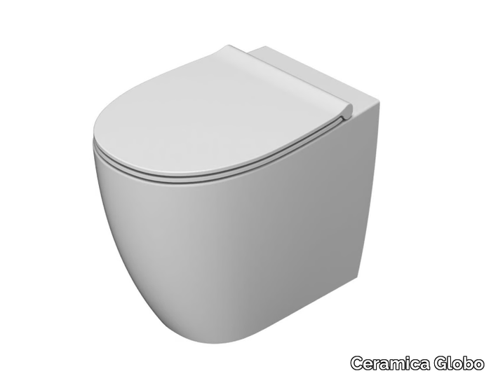 4ALL - MD005 - Rimless Floor mounted ceramic toilet _ Ceramica Globo