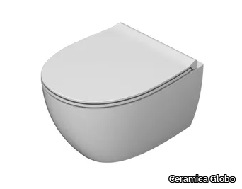 4ALL - MDS04 - Rimless wall-hung ceramic toilet _ Ceramica Globo