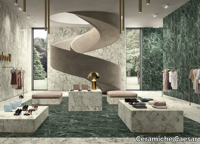 ANIMA WONDER FOREST - Porcelain stoneware wall/floor tiles with marble effect _ Ceramiche Caesar