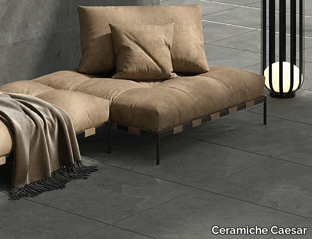 SLAB2 IRON - Porcelain stoneware wall/floor tiles _ Ceramiche Caesar