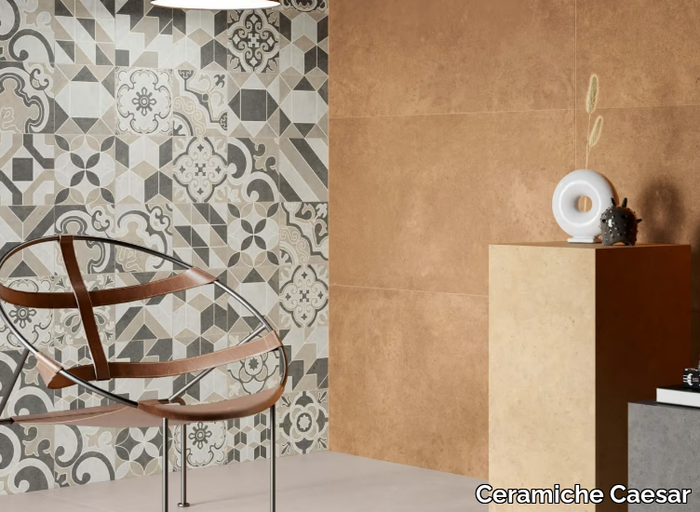 MATERICA - Porcelain stoneware wall/floor tiles with concrete effect _ Ceramiche Caesar