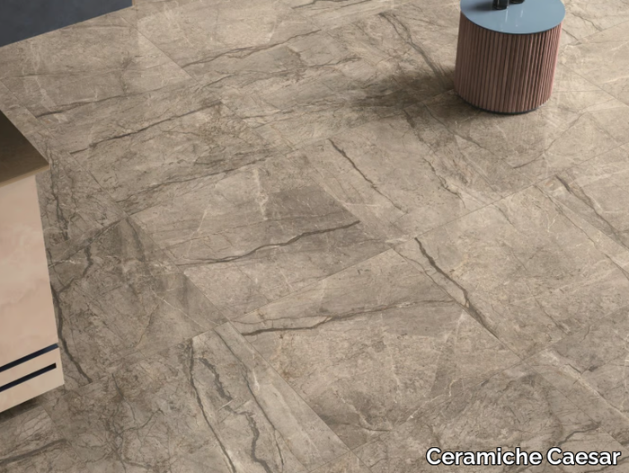 ANIMA FUTURA AMAZING SILVER - Porcelain stoneware wall/floor tiles with marble effect _ Ceramiche Caesar