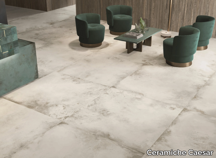 ALCHEMY FROZEN - Porcelain stoneware wall/floor tiles with metal effect _ Ceramiche Caesar