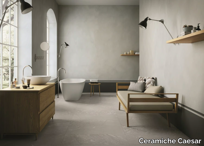 INNER STEAM - Porcelain stoneware wall/floor tiles with stone effect _ Ceramiche Caesar