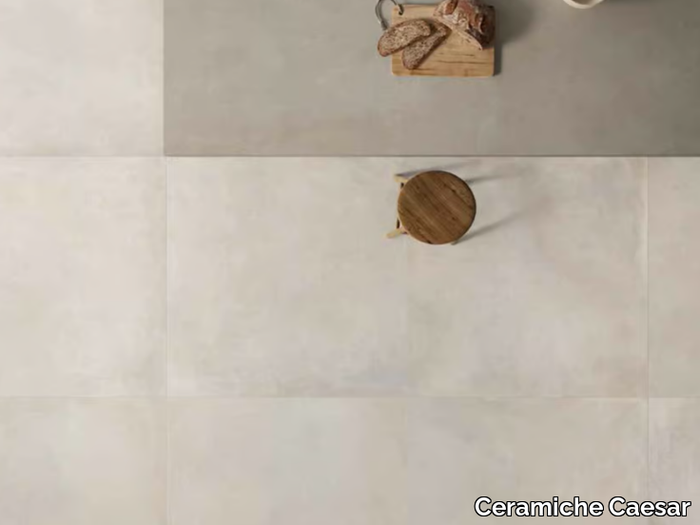 PRIMA CHALK - Porcelain stoneware wall/floor tiles with stone effect _ Ceramiche Caesar