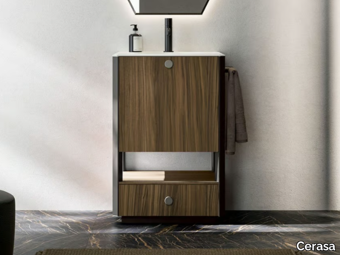 HONEY - Floor-standing single vanity unit with drawers _ Cerasa