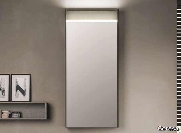 ALTEREGO - Wall-mounted bathroom mirror with cabinet _ Cerasa